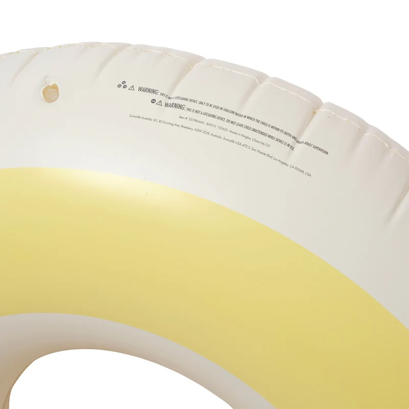 Tube Pool Ring - Butter