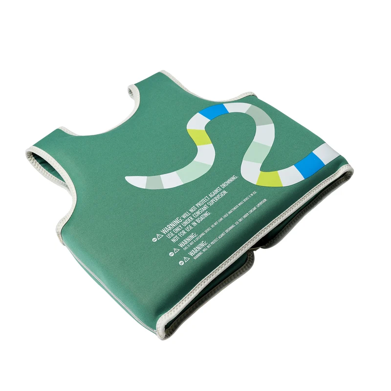 Kids Swim Vest 3-6 - Into the Jungle Green