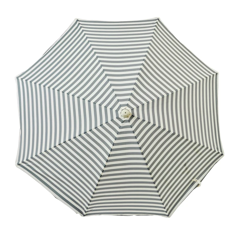 Luxe Beach Umbrella - Seagrass Stripe
