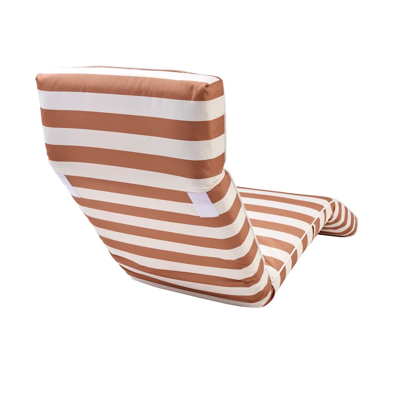 The Lounger Chair - Tierra Clay Stripe