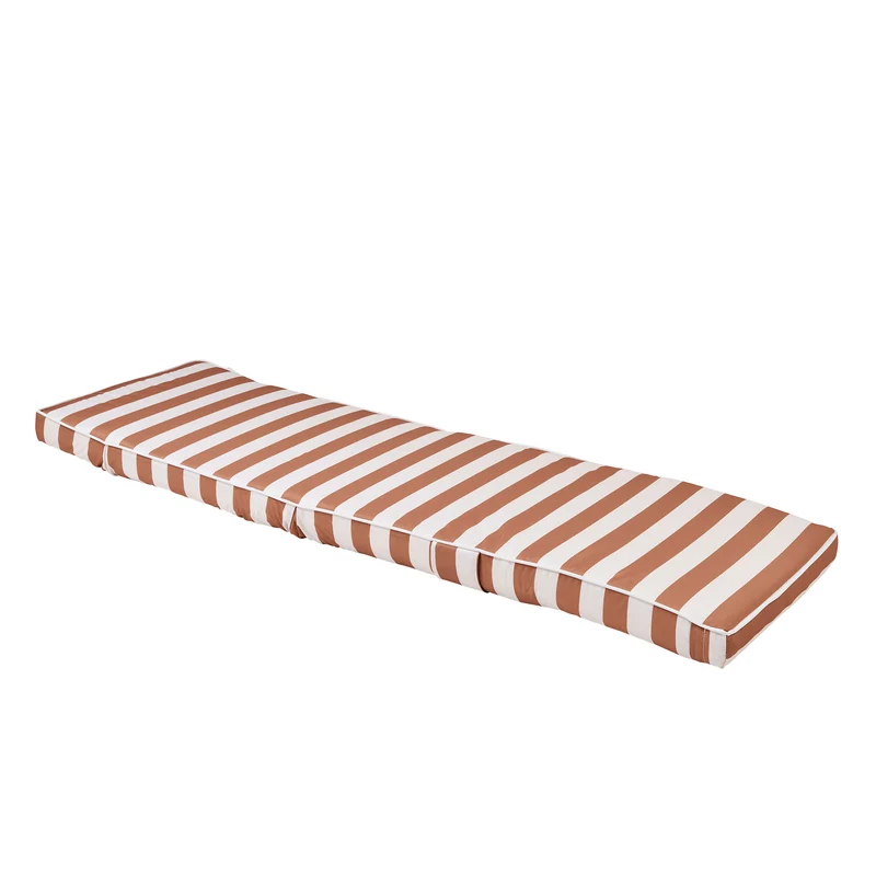The Lounger Chair - Tierra Clay Stripe
