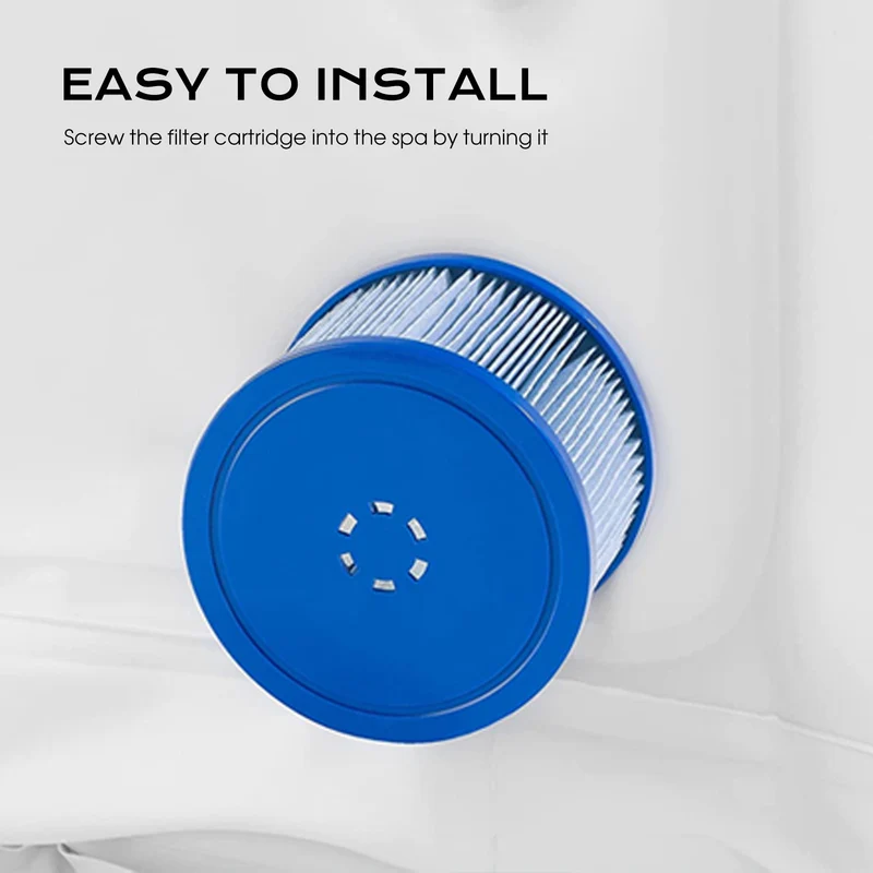 6-Pack Replacement Spa Filterss – Blue - CA