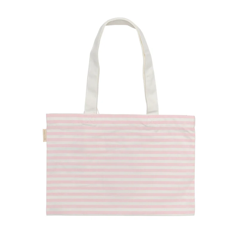 Canvas Beach Bag - Strawberry Sunshine