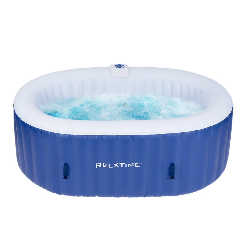 Oval Inflatable Hot Tub - Classic Blue
