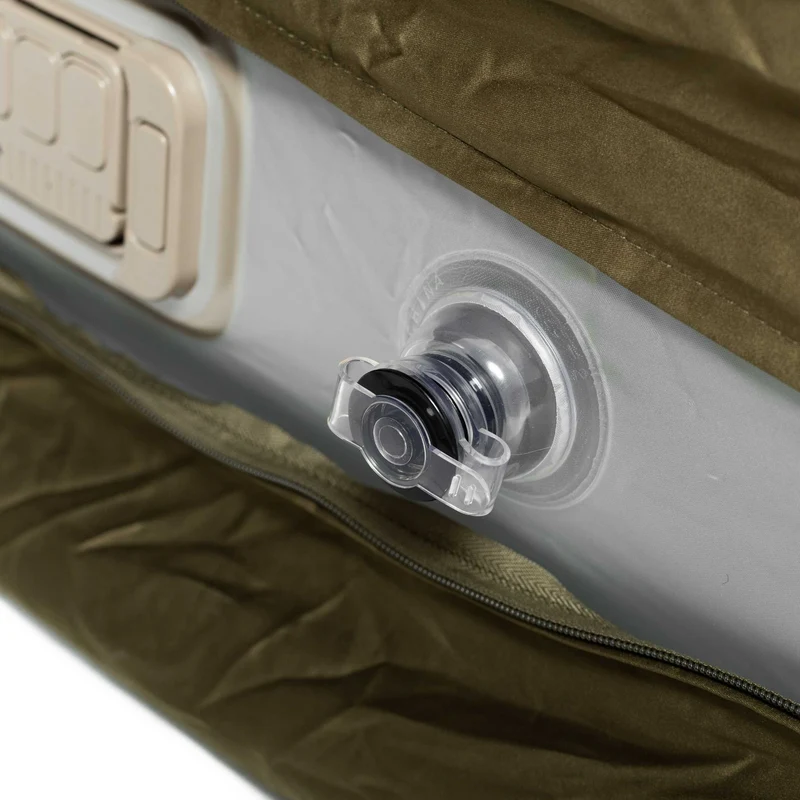 Coody Air Mattress Green King (197×184×35 cm) – Premium Air Bed with Built-in Pump