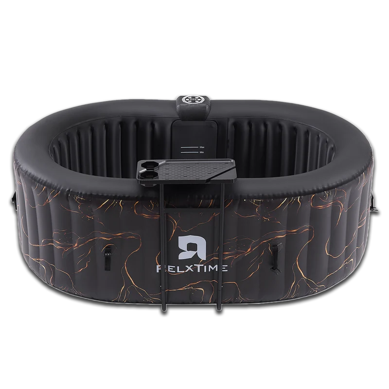 Oval Inflatable Hot Tub - Black Gold Edition-CA