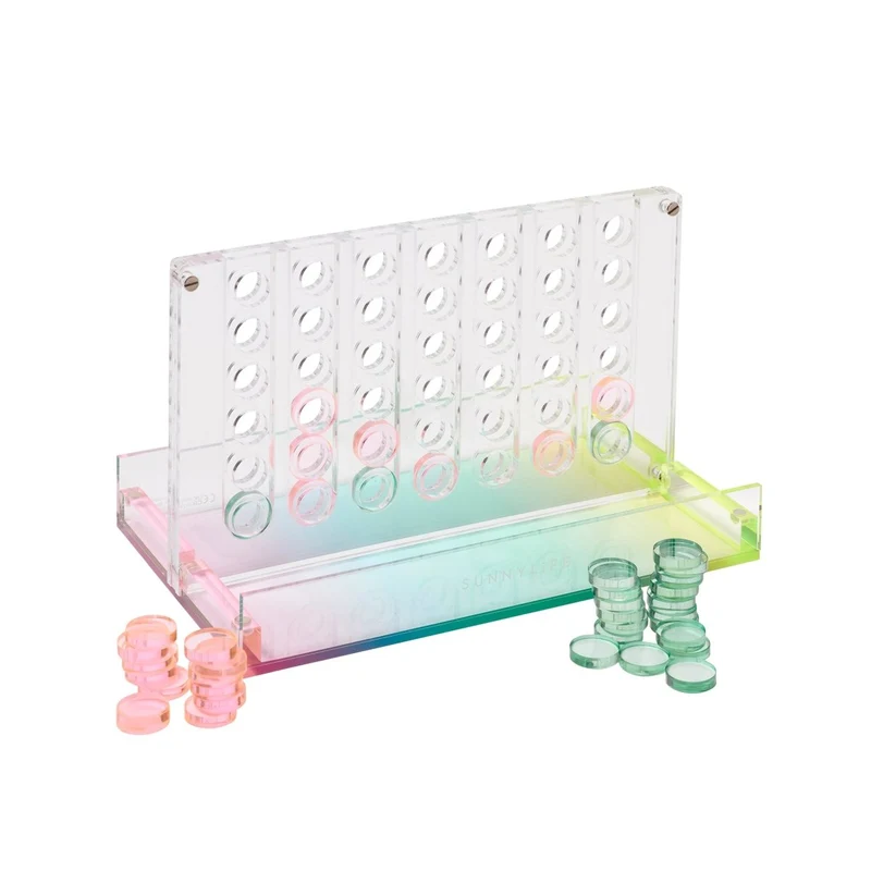 Mini Lucite 4 In A Row - Aurora