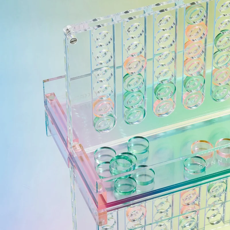 Mini Lucite 4 In A Row - Aurora