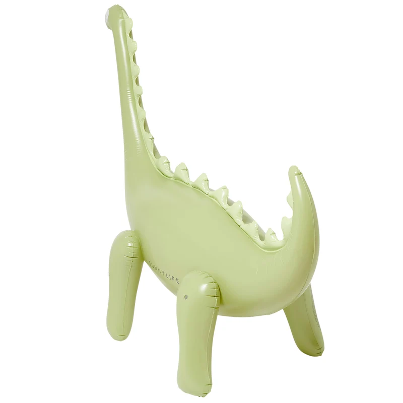 Inflatable Giant Dino Sprinkler - Into the Wild Khaki
