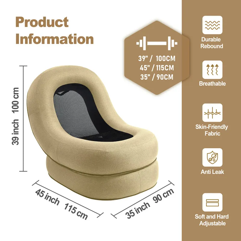 Portable Moon Air Lounger Chair – Camping, Beach & Outdoor