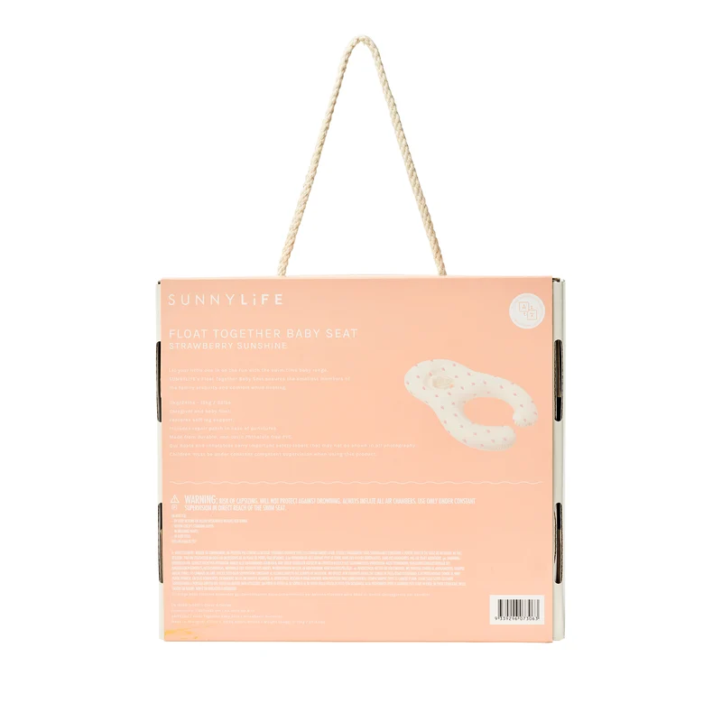 Float Together Baby Seat - Strawberry Sunshine Pink