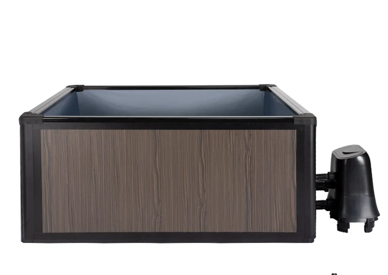 Aluminum Alloy Portable Hot Tub | 4-6 Person Spa with 104°F Heating & 80 Jets