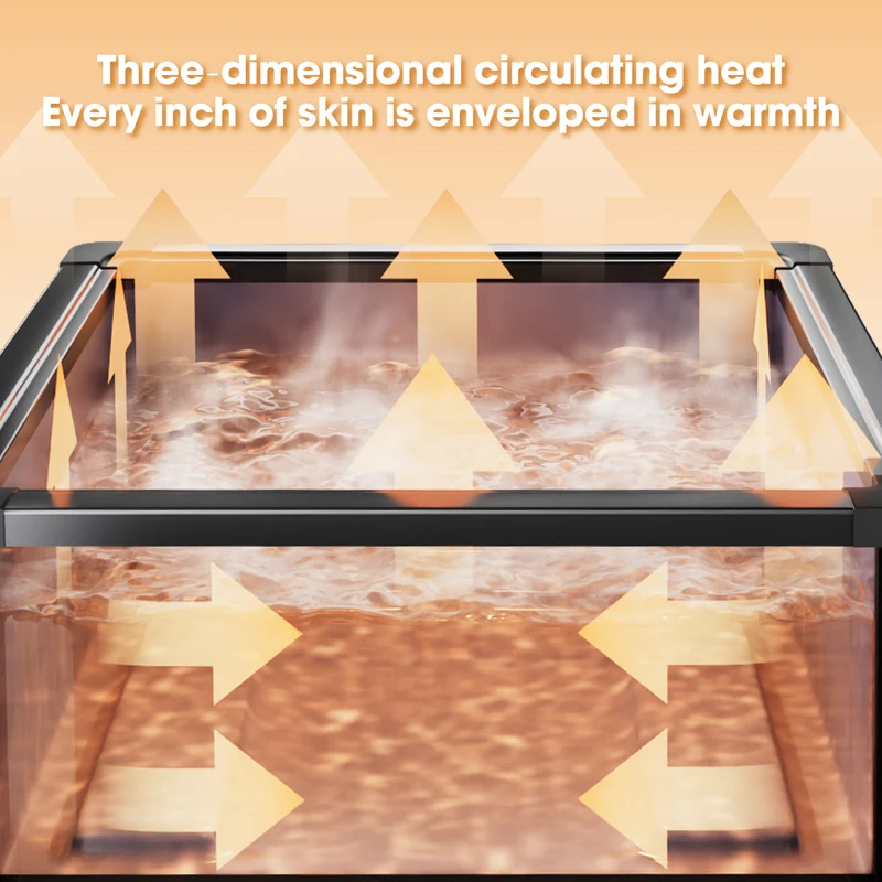 Aluminum Alloy Portable Hot Tub | 4-6 Person Spa with 104°F Heating & 80 Jets