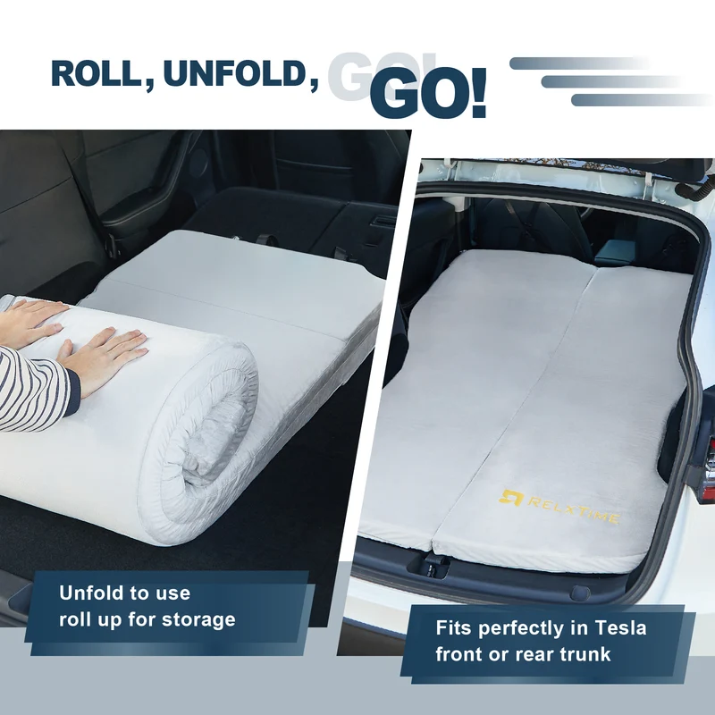 Tesla Model Y Memory Foam Camping Mattress