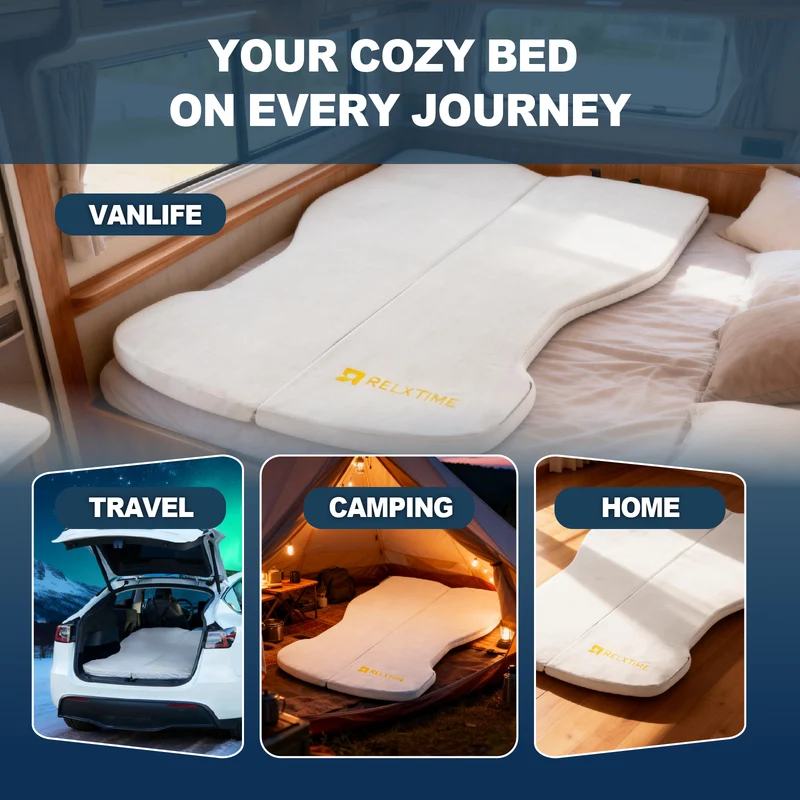 Tesla Model Y Memory Foam Camping Mattress