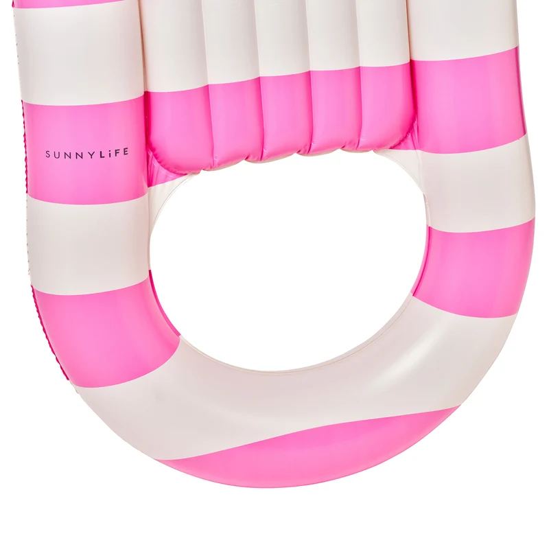 Laze & Lounge Float - Pool Party Magenta Stripe