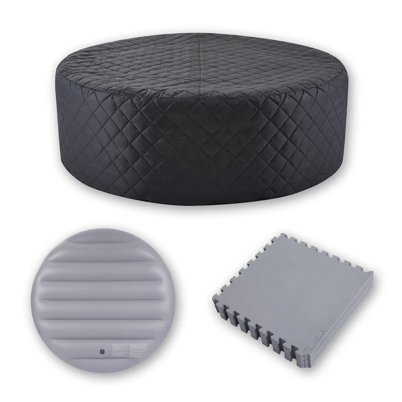 Hot Tub Insulation Set for 4–6 Person – Cover & Mat