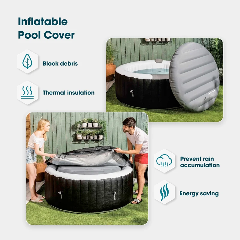 Hot Tub Insulation Set for 4–6 Person – Cover & Mat