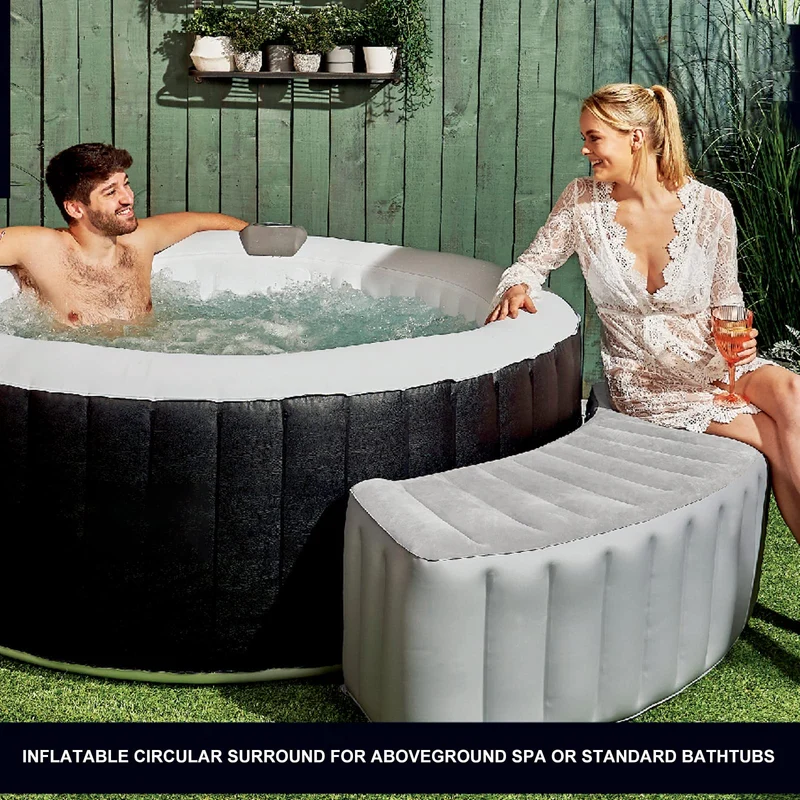 Relxtime Hot Tub Inflatable Curved Surround Bench
