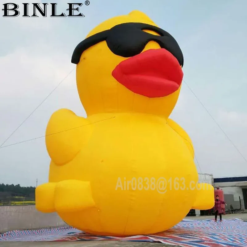 Décoration Gonflable Canard Mascotte Géante