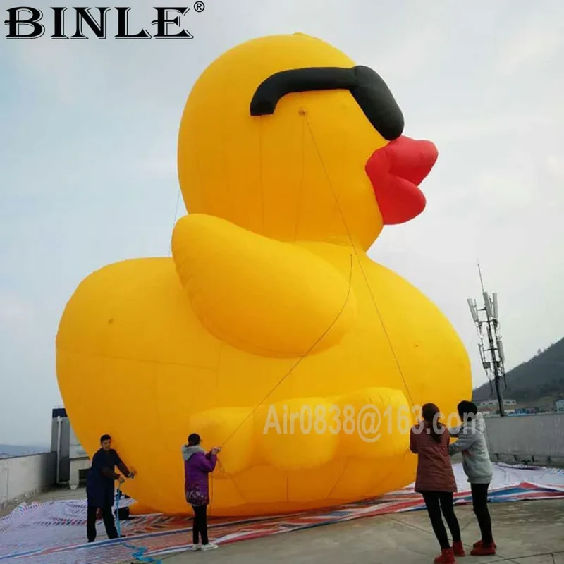 Décoration Gonflable Canard Mascotte Géante