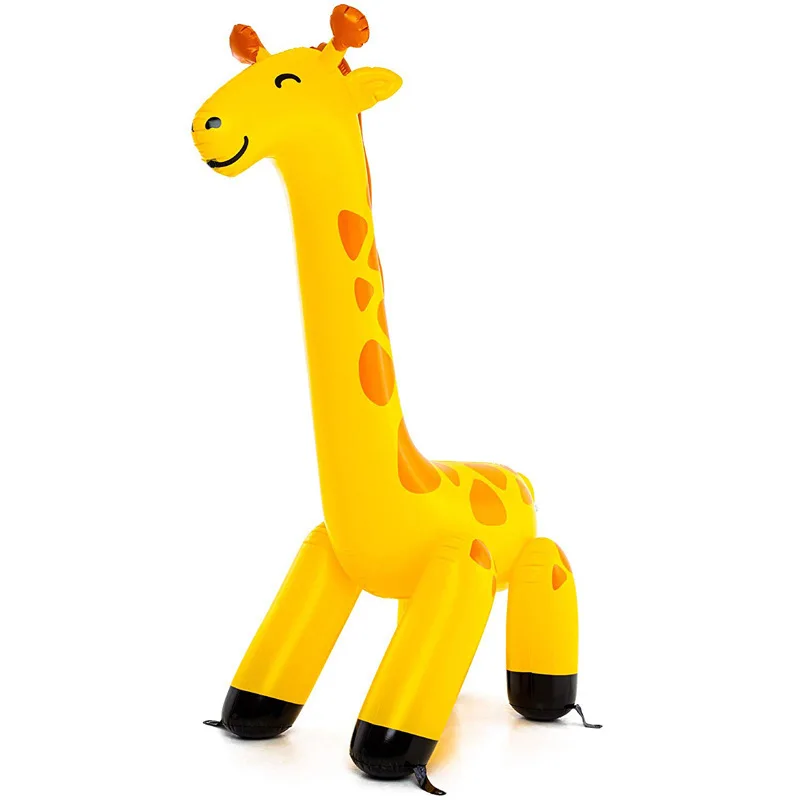Décoration Gonflable Girafe Jungle Jardin