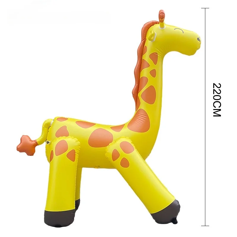 Décoration Gonflable Girafe Jungle Jardin