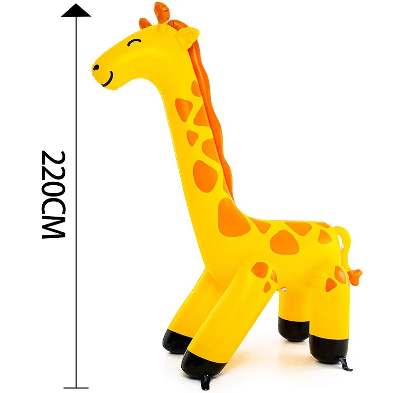 Décoration Gonflable Girafe Jungle Jardin
