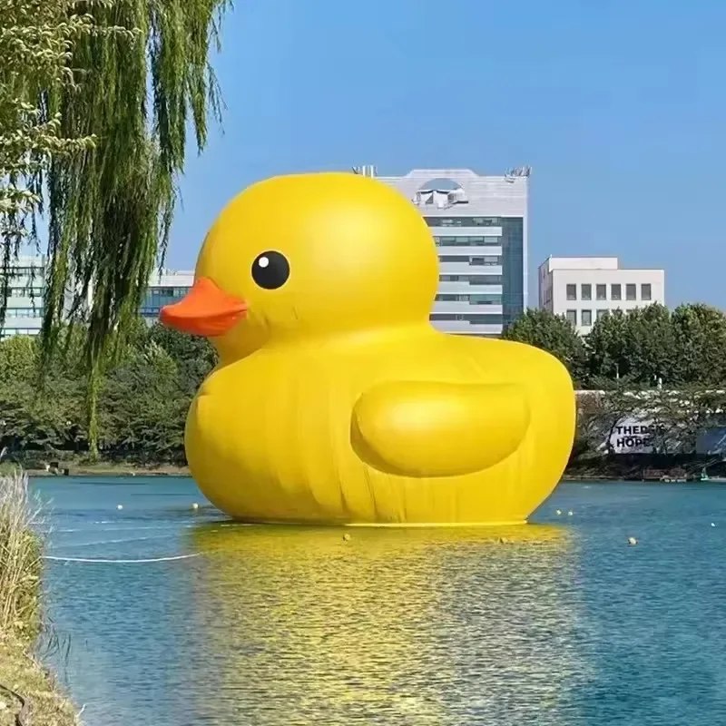 Décoration Gonflable Canard Géant Piscine