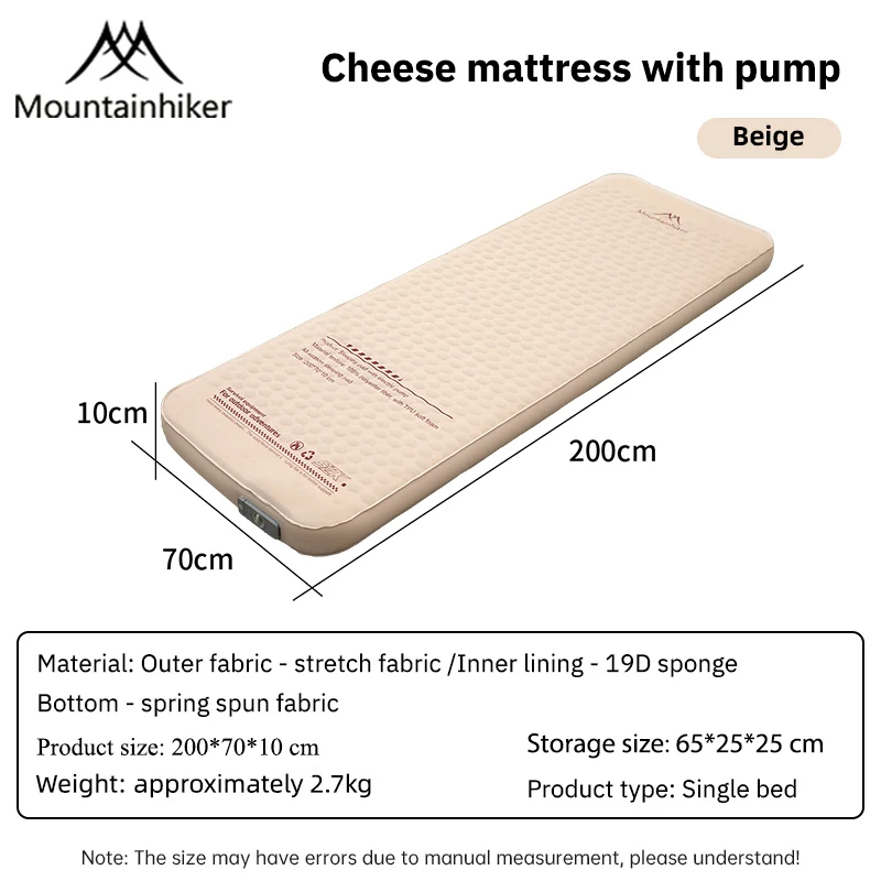 Matelas de Camping Gonflable Grand Confort