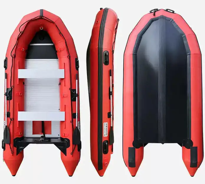 Bateau Gonflable Rouge Pêche