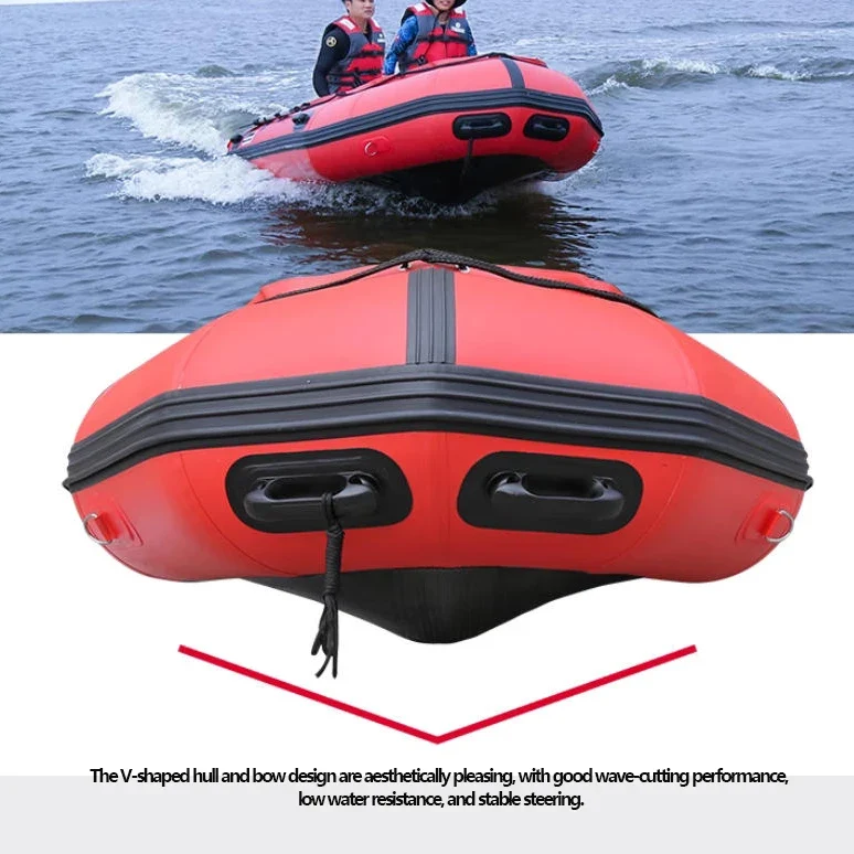 Bateau Gonflable Rouge Pêche