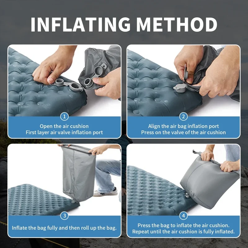 Matelas de Camping Gonflable Ultraléger