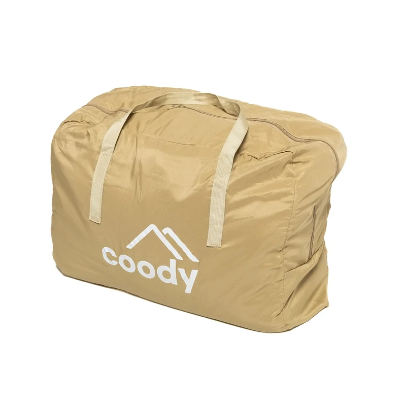 Coody Air Mattress Beige Twin XL (197×91×35 cm) – Premium Air Bed with Built-in Pump