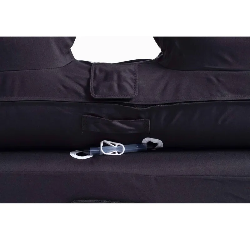 Coody Air Sofa Black - Inflatable Camping Couch with Built-In Pump