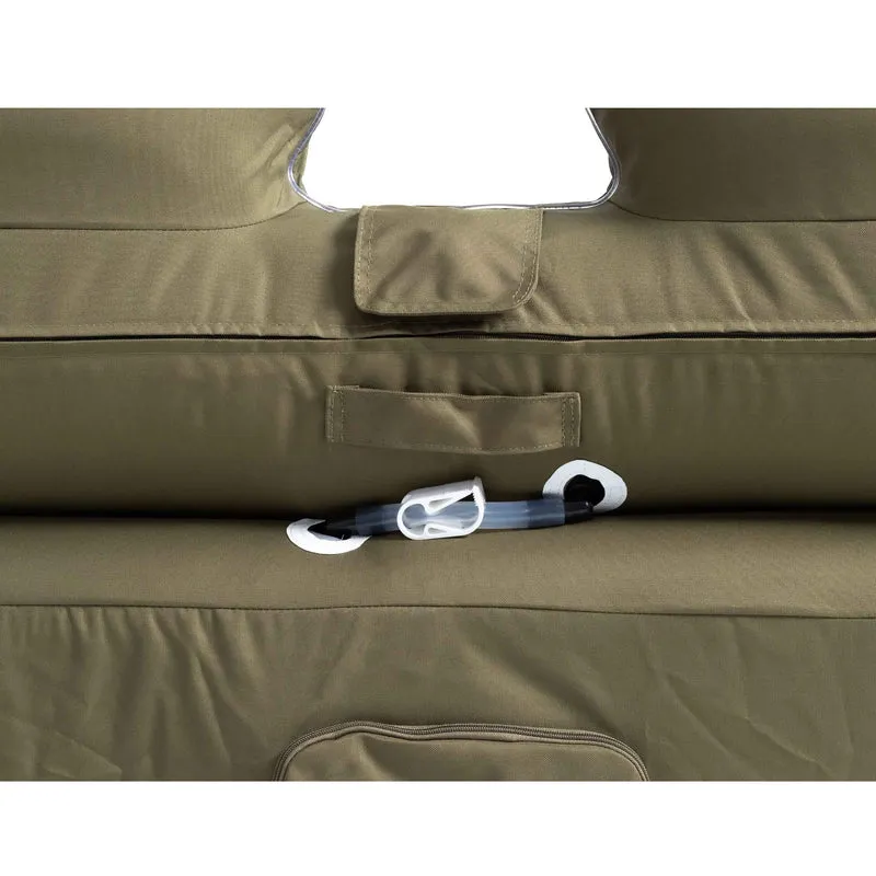 Coody Air Sofa Forest Green - Inflatable Camping Couch with Built-In Pump