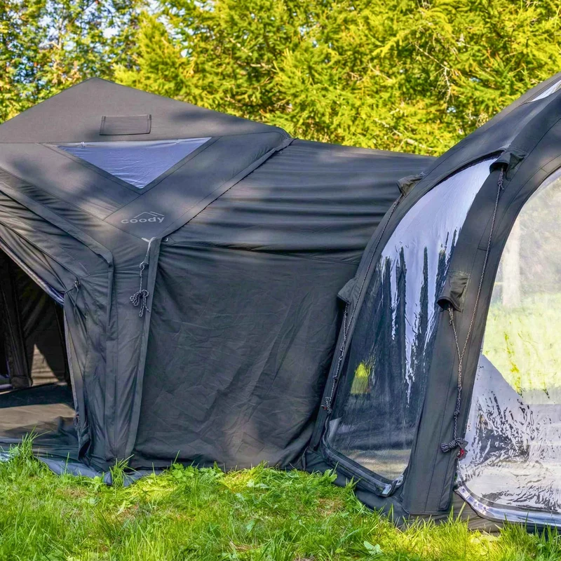 Coody Tent Connector Dome+3.6 (Black) - for Aurora Dome-to-Tent(17.2, 13.6, Hub, 10)