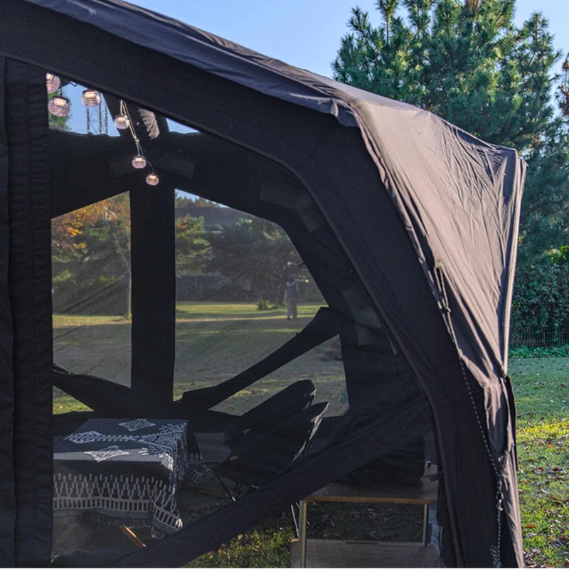 Coody Hub Pro Black - Inflatable Tent for Camping (2-6 Person)