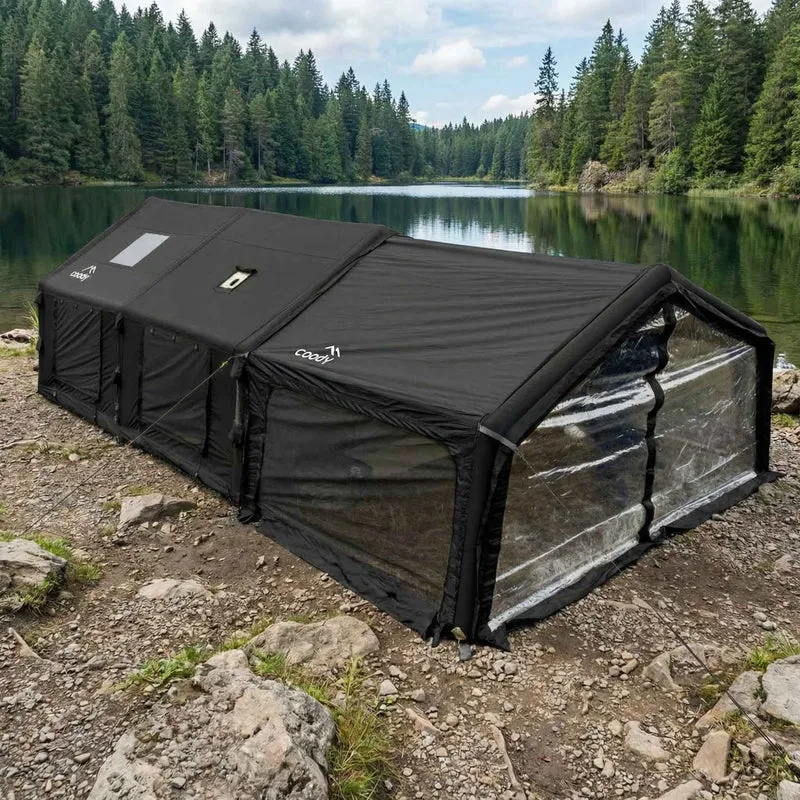 Coody AirTarp Inflatable Canopy Extension for 17.2, 13.6, 10.0 & Hub AirTents – Black