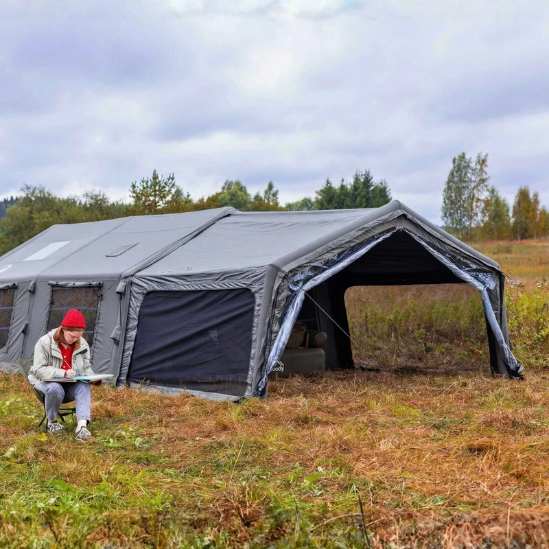 Coody AirTarp Inflatable Canopy Extension for 17.2, 13.6, 10.0 & Hub AirTents – Gray