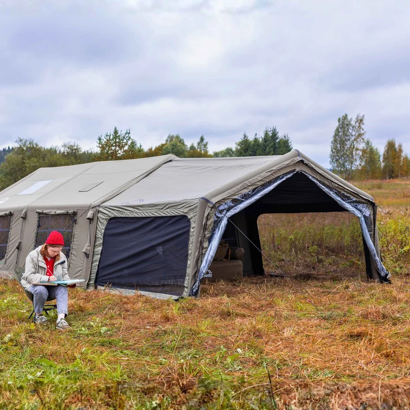 Coody AirTarp Inflatable Canopy Extension for 17.2, 13.6, 10.0 & Hub AirTents – Forest Green