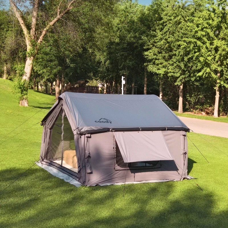 Coody 10.0 Gray Inflatable Tent House for Camping (2-4 Person)