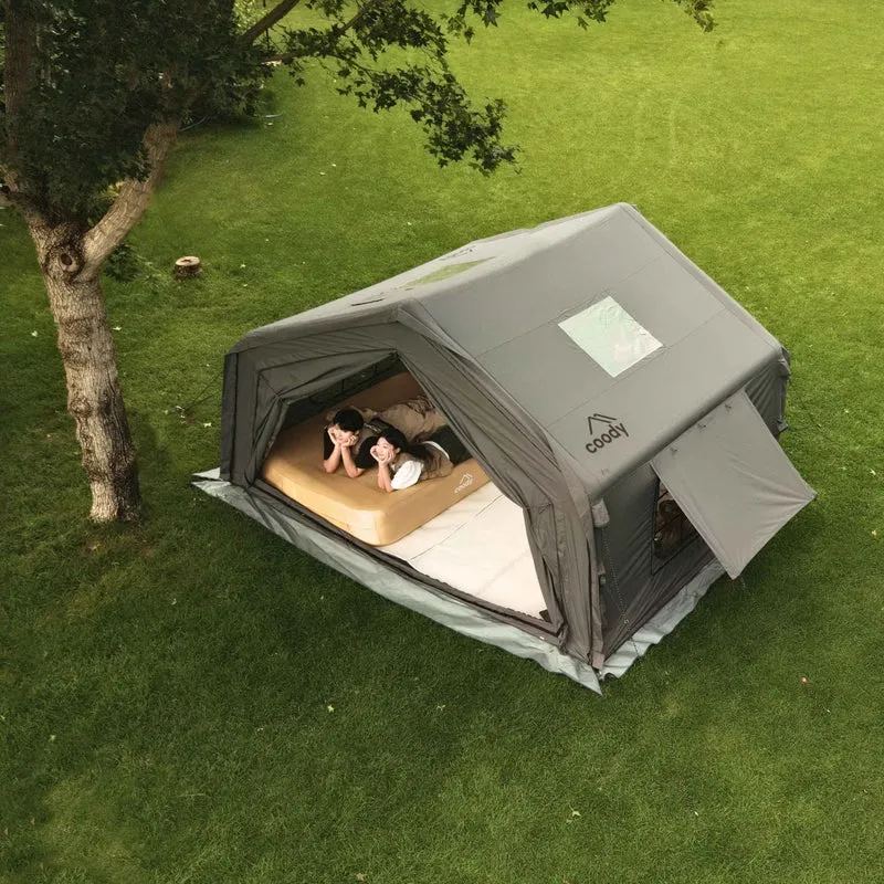 Coody 10.0 Gray Inflatable Tent House for Camping (2-4 Person)