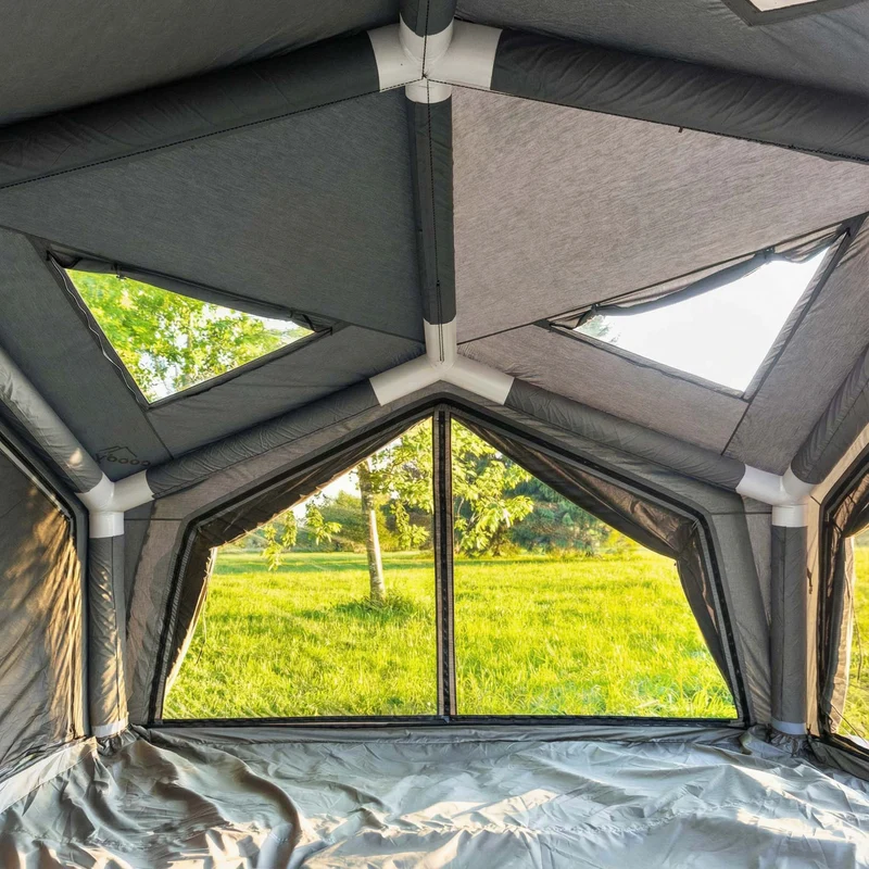 Coody Air Tent Hub Shelter Gray Inflatable Tent for Camping (2-6 Person)