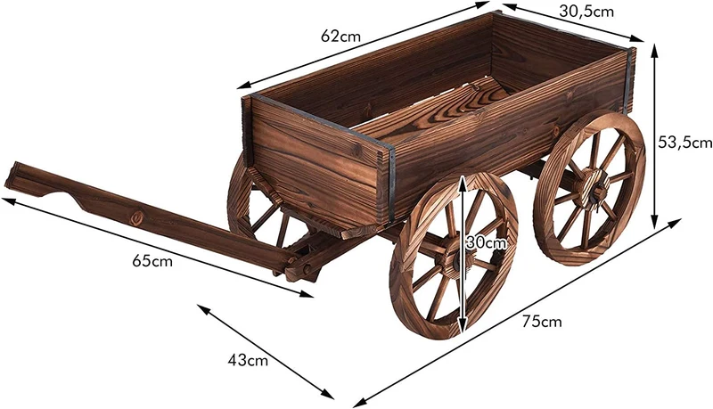 Chariot de Jardin en Bois