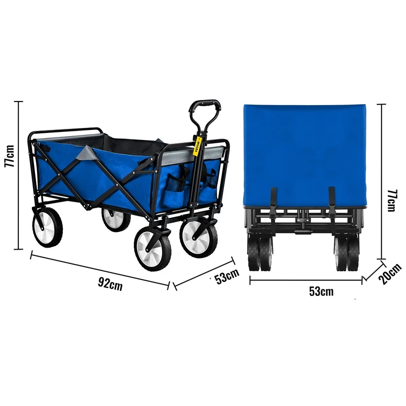 Chariot de Jardin Bleu
