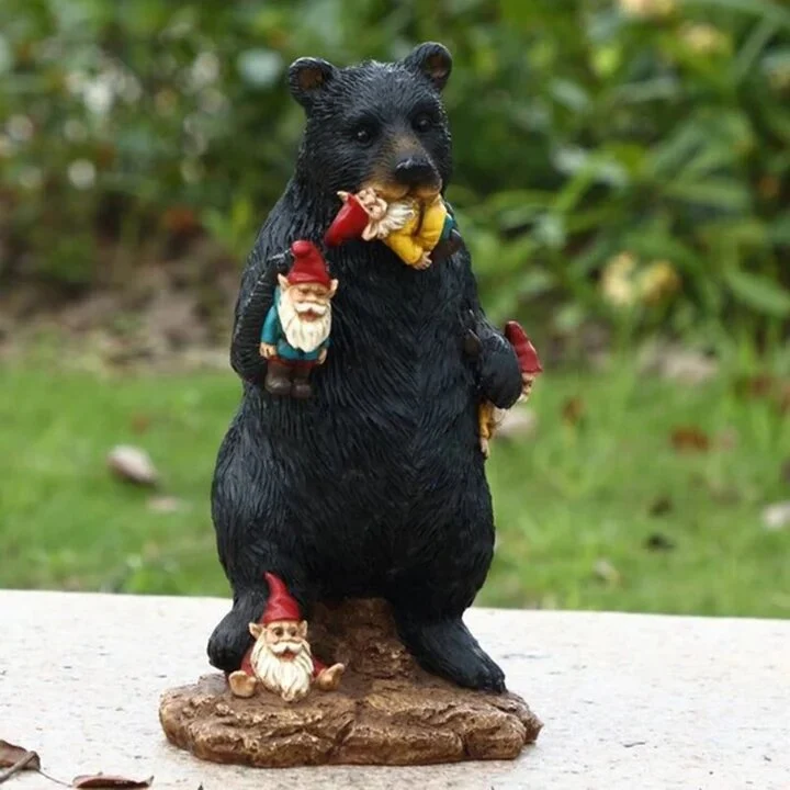Nain de Jardin Ours Noir