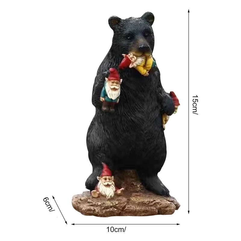 Nain de Jardin Ours Noir