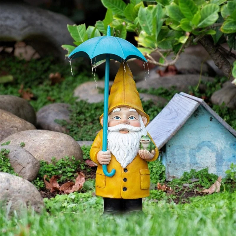 Nain de Jardin avec Parapluie