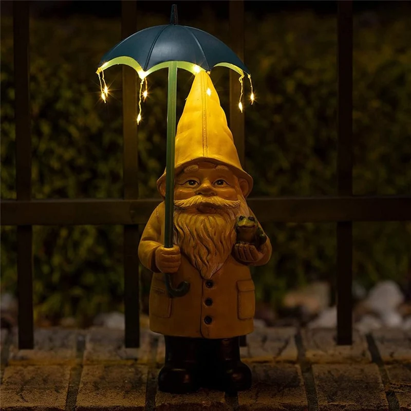 Nain de Jardin avec Parapluie